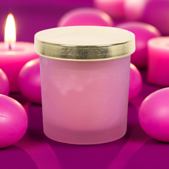 Crown Chakra Blackberry Crystal Chip Candle