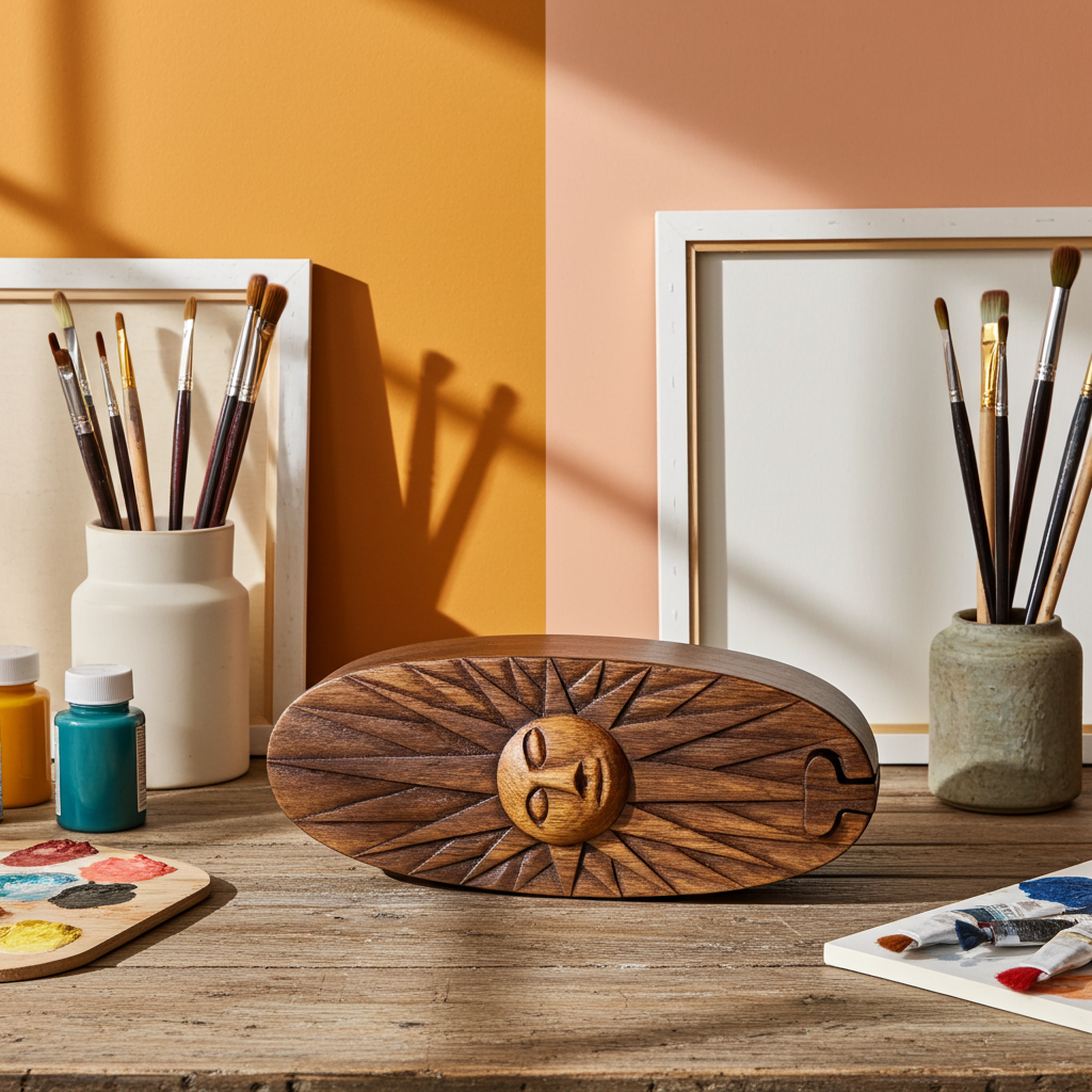 Bali Secret Trinket Storage Box - Sun