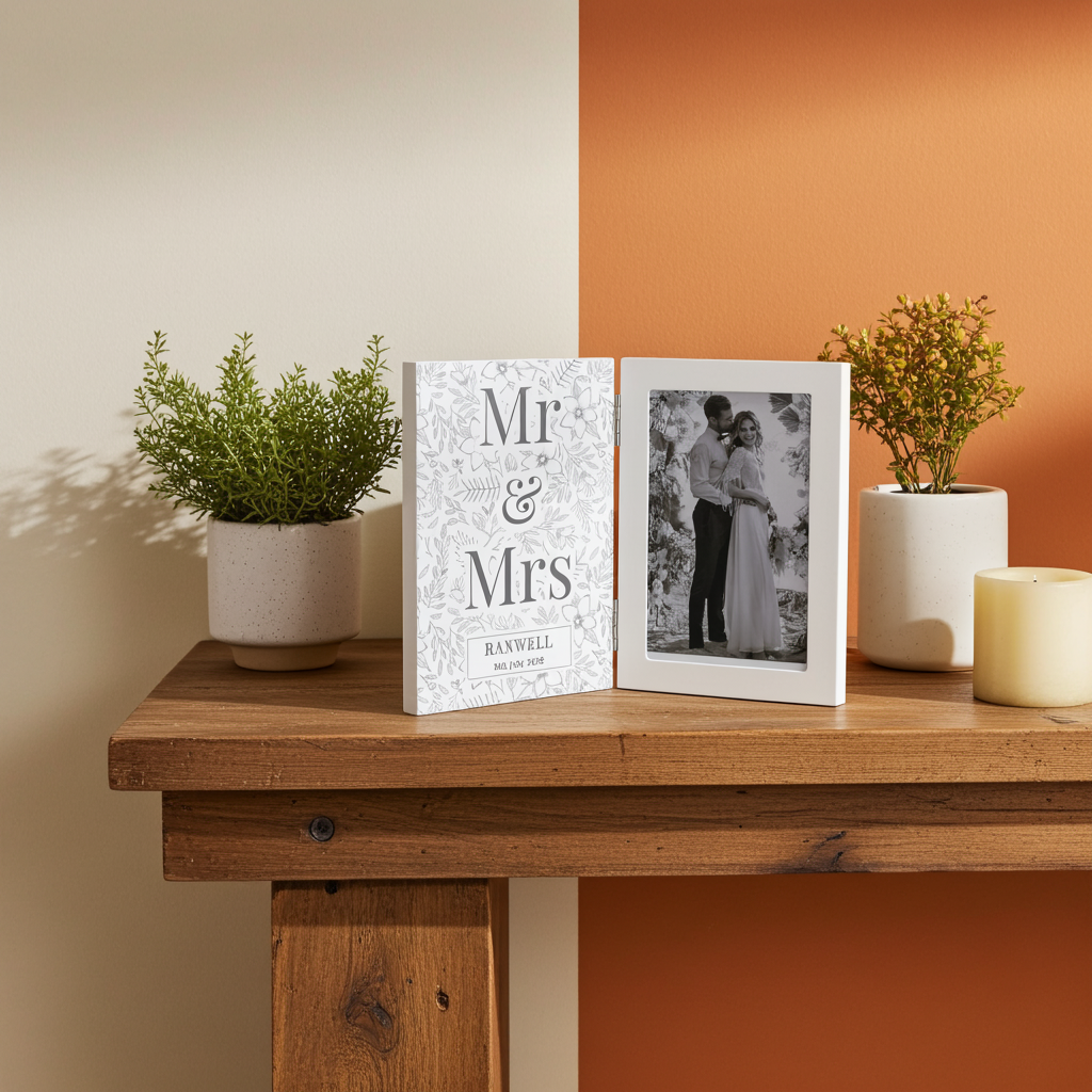 Personalised Wedding Photo Frame | A Stunning Keepsake for Couples