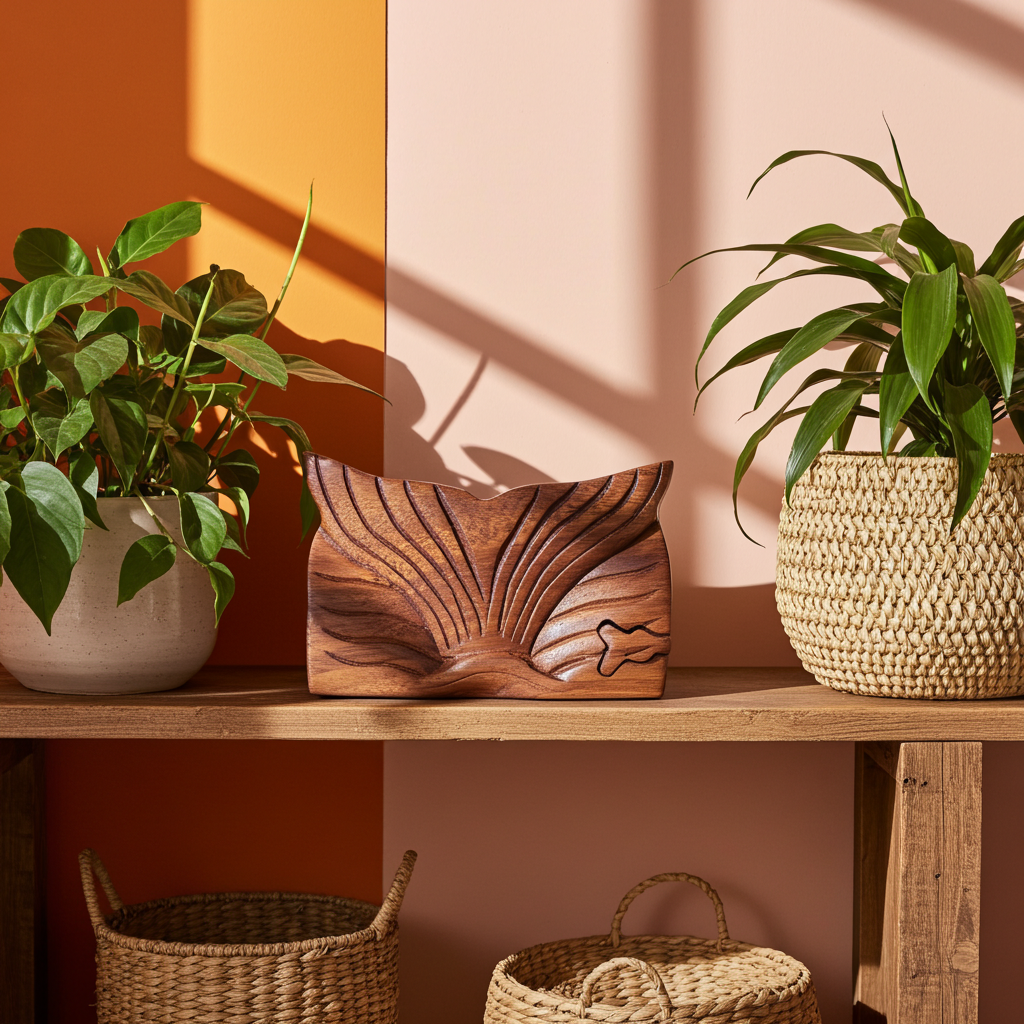 Bali Secret Trinket Storage Box - Whale Tail