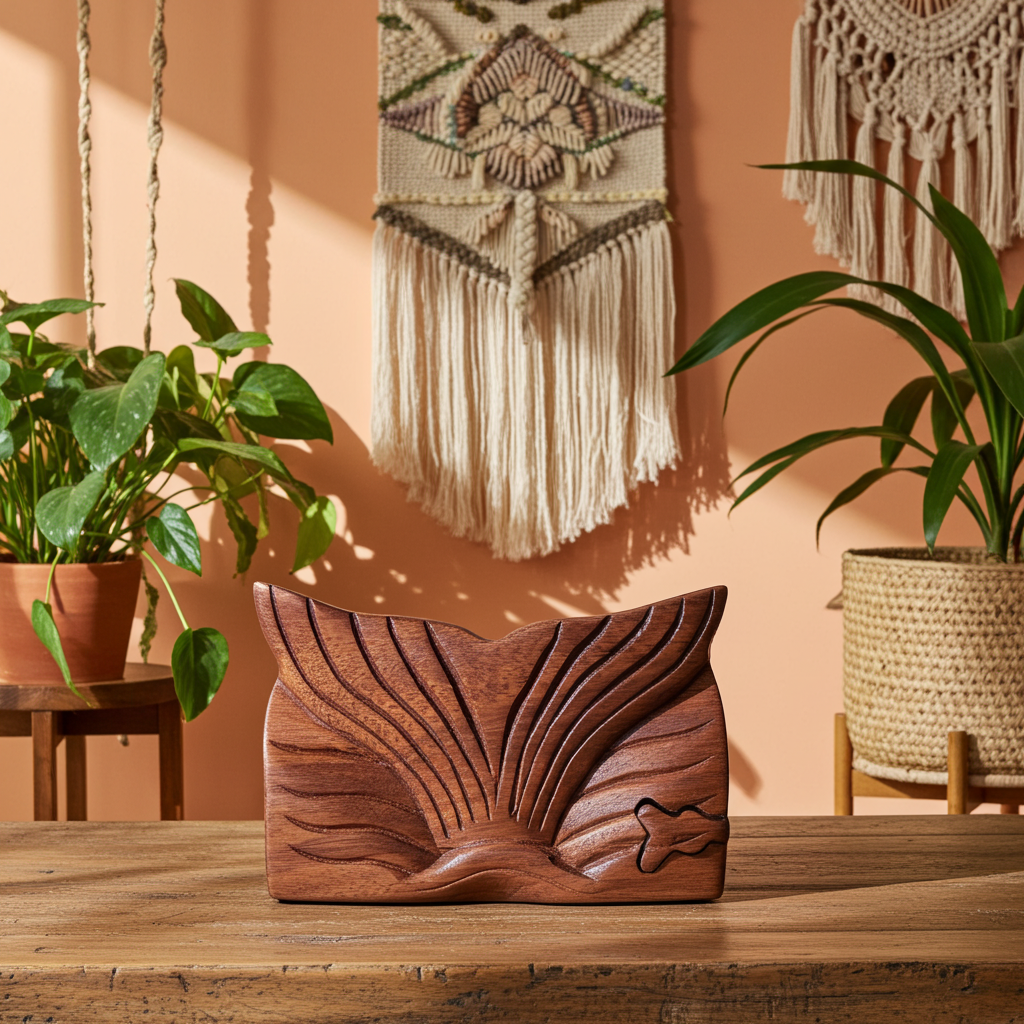 Bali Secret Trinket Storage Box - Whale Tail