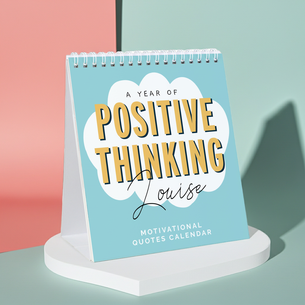 Personalised Fun Quotes Desk Calendar | A Bright & Cheerful Gift for Any Space