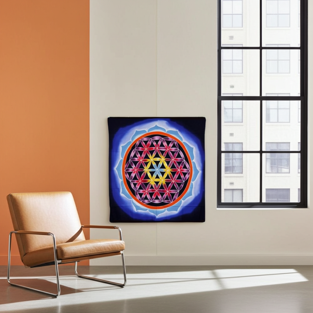 Flower Of Life & Love Wall Art