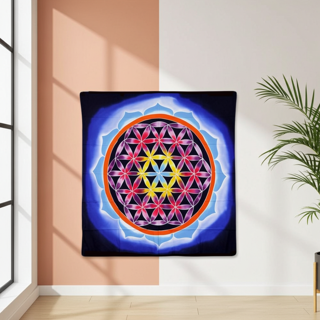 Flower Of Life & Love Wall Art