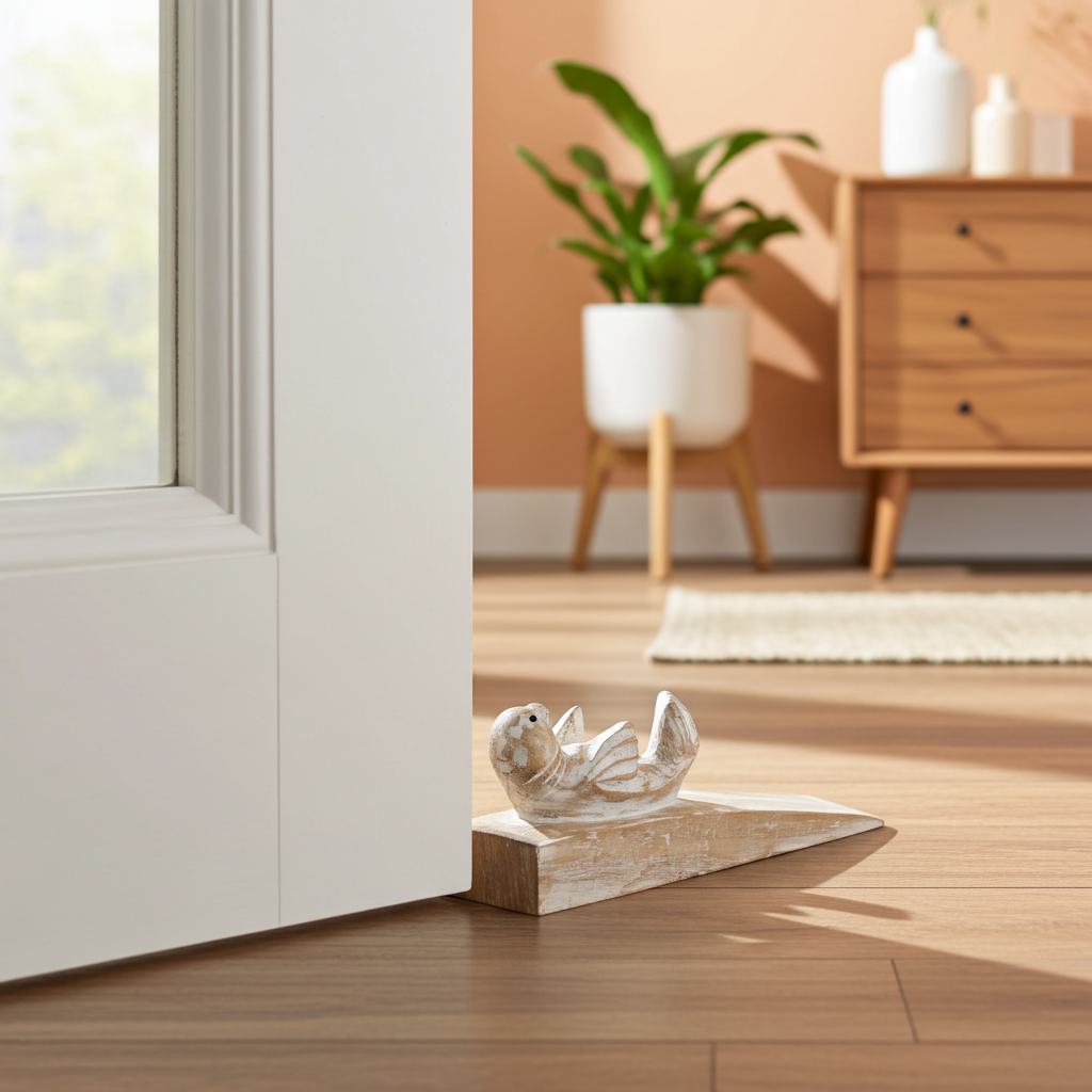 Hand Carved Doorstop - Baby Seal