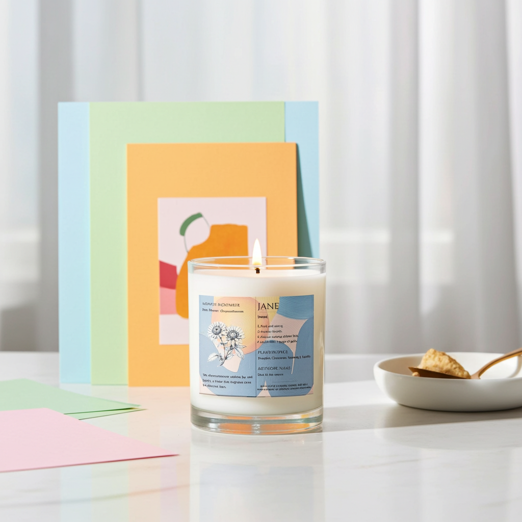 The Definition of you birth flower customisable scented artwork candle transparent Jar | Handmade | A personal gift - Artfully Curated Creations and identify whats in the image