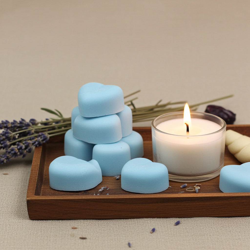 Heart Shaped Scented Box of 6 Wax Melts