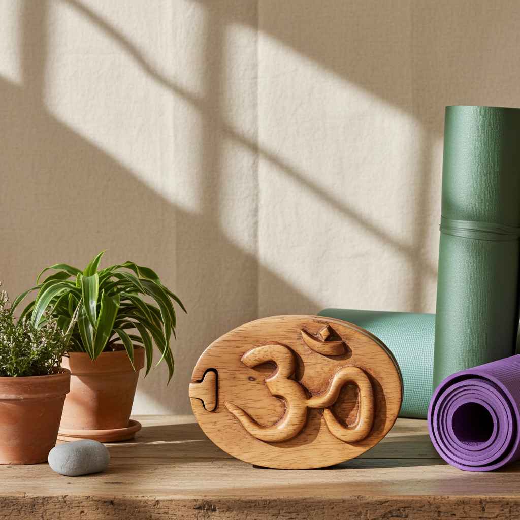 Bali Secret Trinket Storage Box - Yoga Om