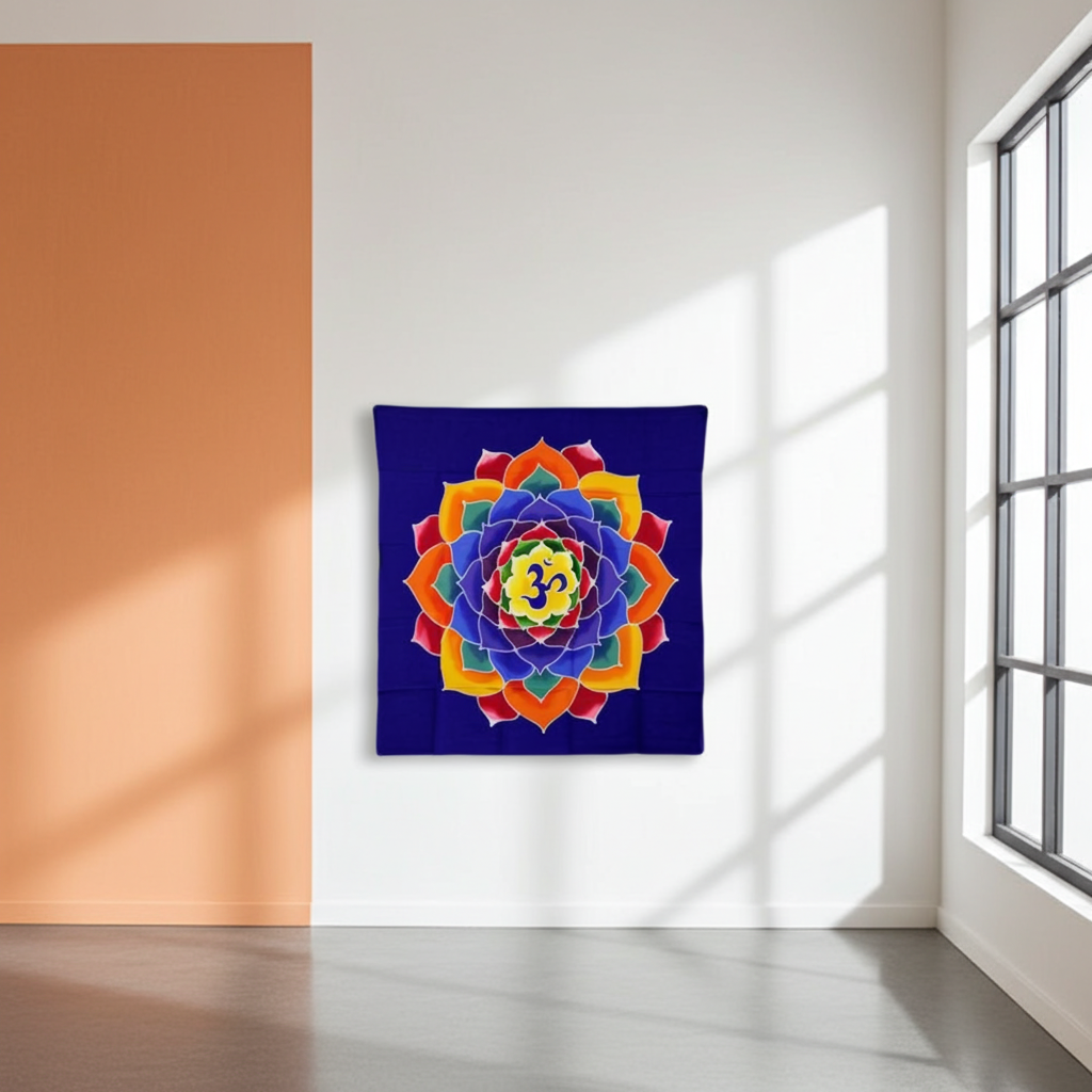 Om Flower Of Life Wall Art