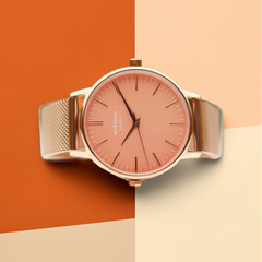 Personalised Ladies Blanc Handcrafted Watch By Architect London | Modern Font Engraving | A Personal Gift