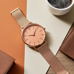 Personalised Ladies Blanc Handcrafted Watch By Architect London | Modern Font Engraving | A Personal Gift