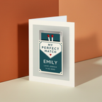 Personalised “My Perfect Match” Valentine’s Card | A Cute & Thoughtful Keepsake