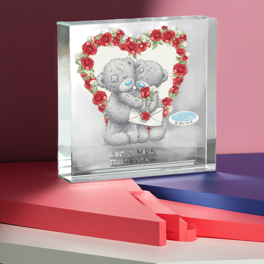 Personalised Me to You Valentine’s Crystal Token | A Beautiful Way to Say “I Love You”