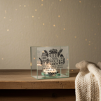 Personalised Mirrored Glass Tealight Holder | Custom Home Décor Gift