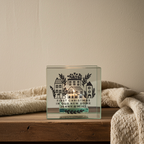 Personalised Mirrored Glass Tealight Holder | Custom Home Décor Gift