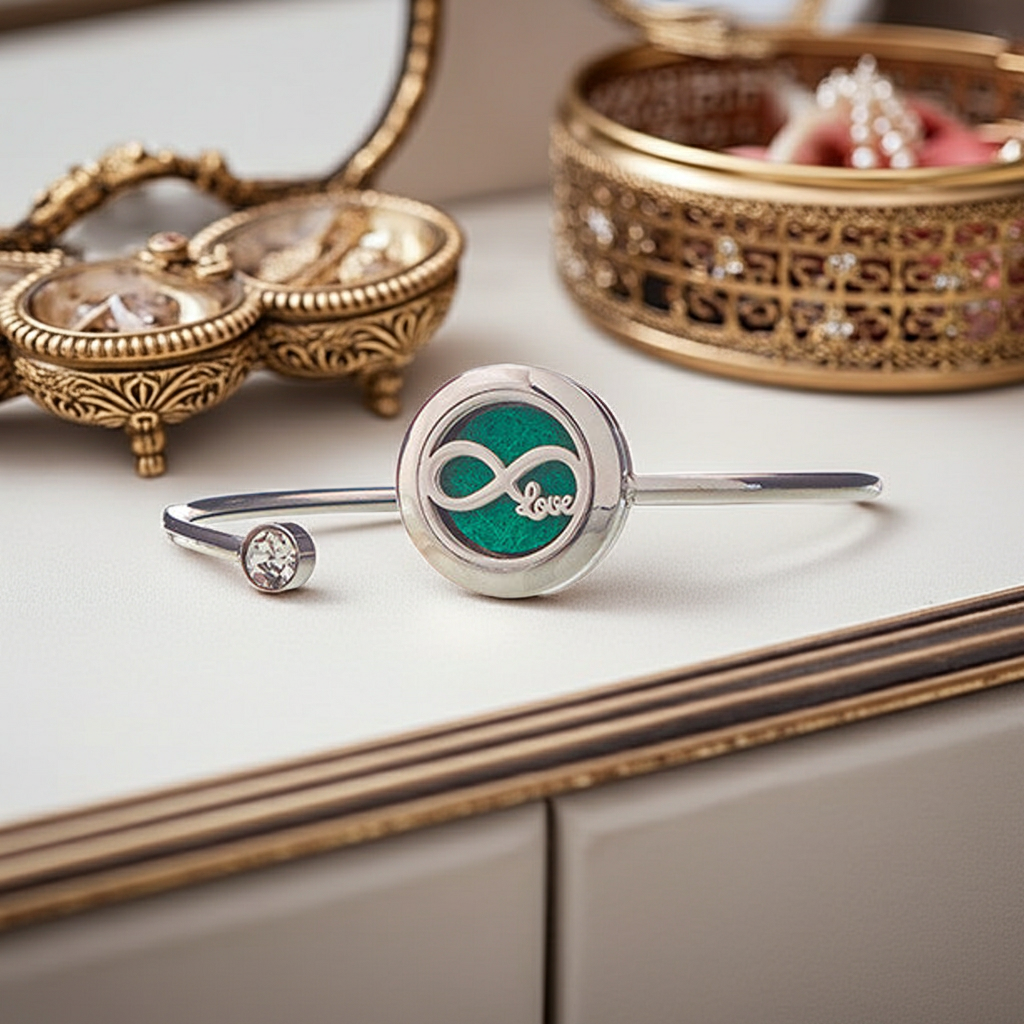 Aromatherapy Diffuser Bracelet - 20mm - Artfully Curated Creations and identify whats in the image