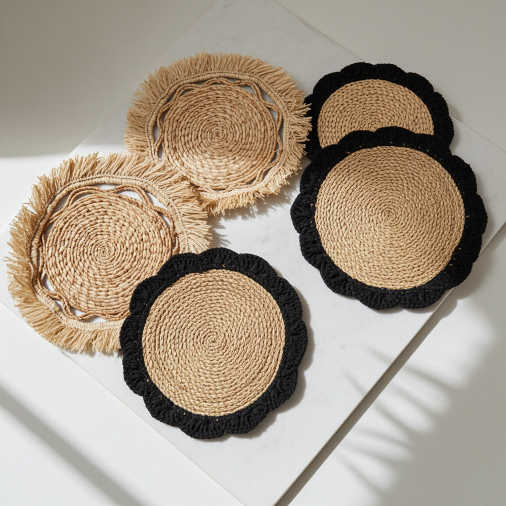 Handwoven Seagrass Natural Wall Art | Multiple Styles Available