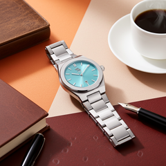 Personalised Wave by Architect London Handcrafted Watch | Modern Font Engraving | A Personal Gift