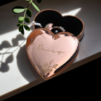 Personalised Rose Gold Heart Trinket Box | A Beautiful Keepsake for Someone Special