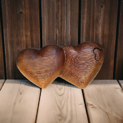 Bali Secret Trinket Storage Box - Two Hearts