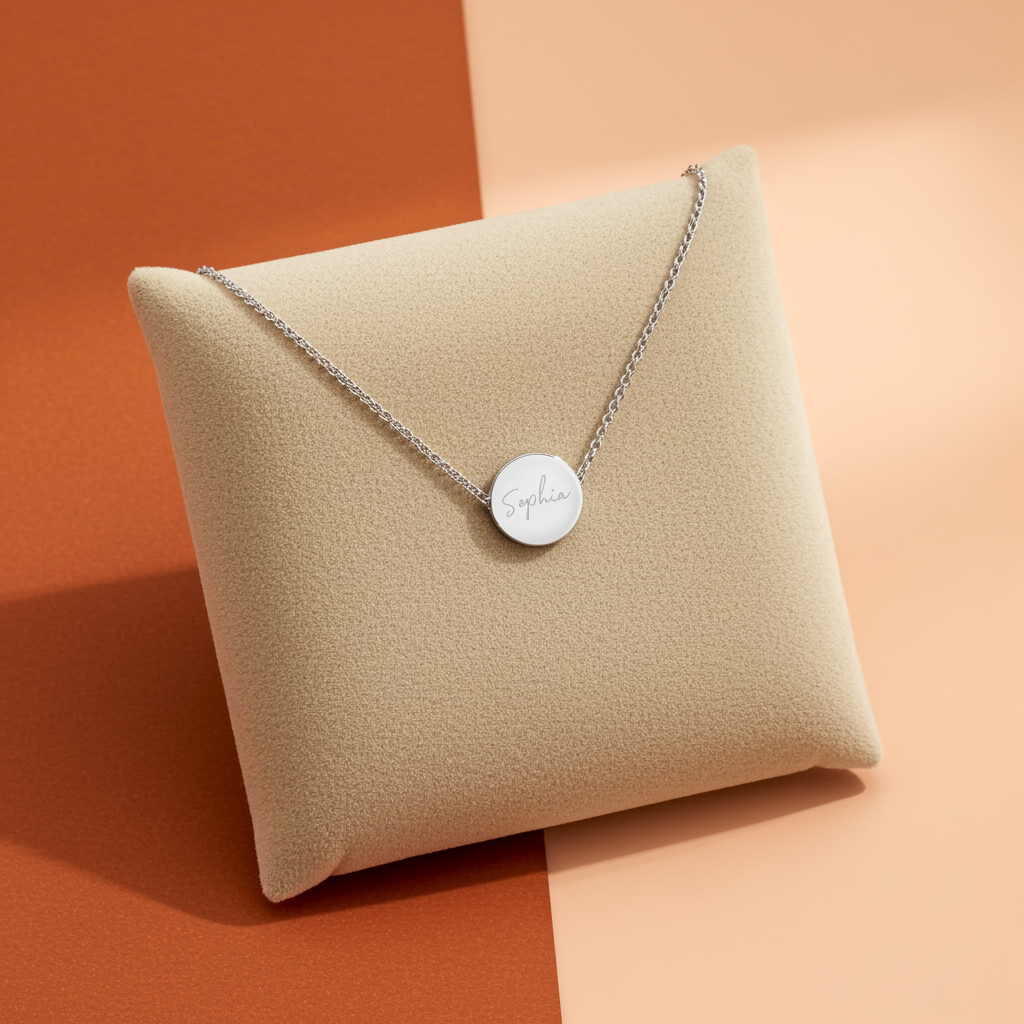 Personalised Graduation Necklace | Engraved Sentiment Card & Gift Box Keepsake - Artfully Curated Creations and identify whats in the image