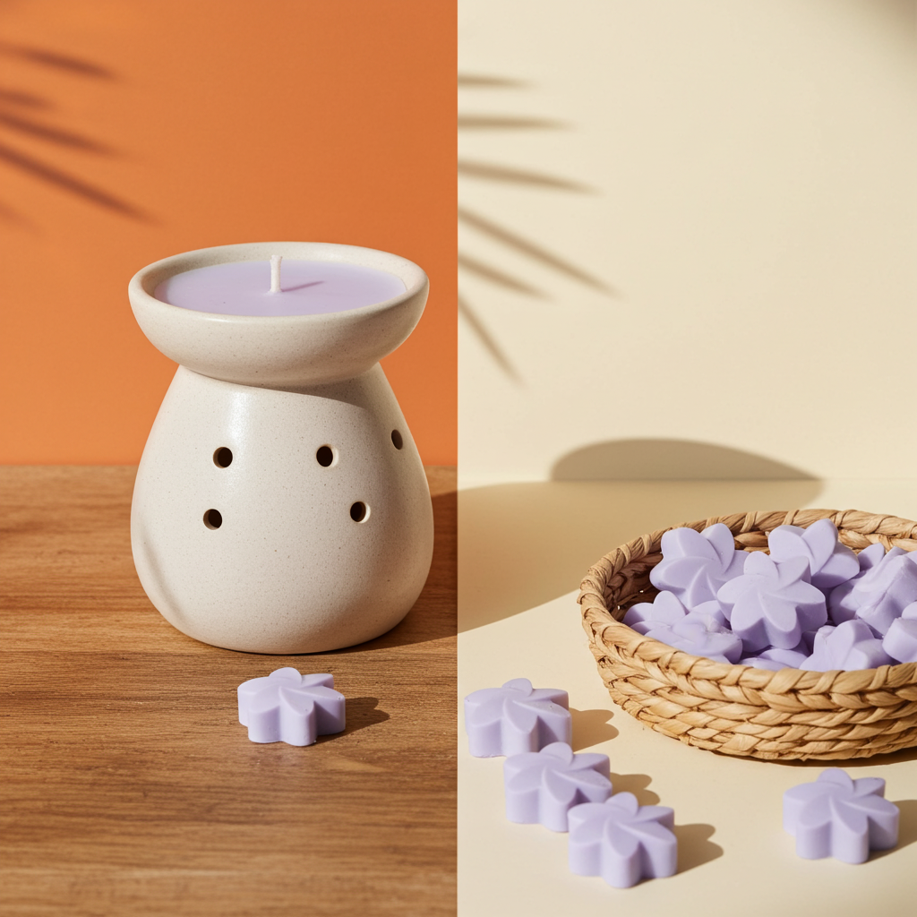 Flower Shaped Scented Box of 6 Wax Melts