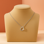 Personalised Me To You Valentine Heart Necklace | Engraved Sentiment Card & Gift Box