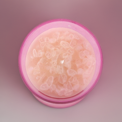 Crown Chakra Blackberry Crystal Chip Candle