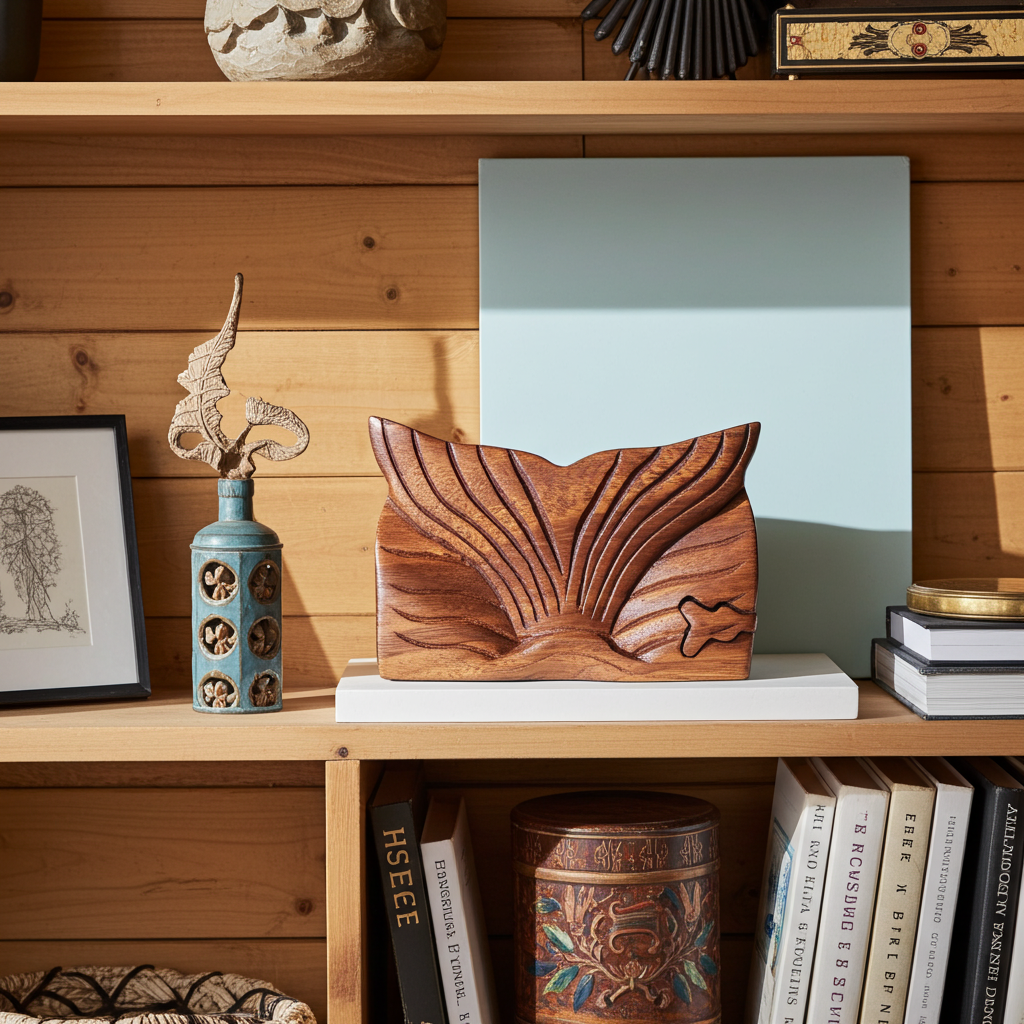 Bali Secret Trinket Storage Box - Whale Tail