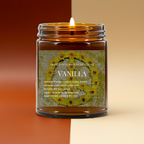 Art Candle Original Clay Artwork Scented Soy Wax in Amber Jar, Handmade Gift, Wedding Favor, Unique Home Décor Candle, Luxury Party Bag Gift