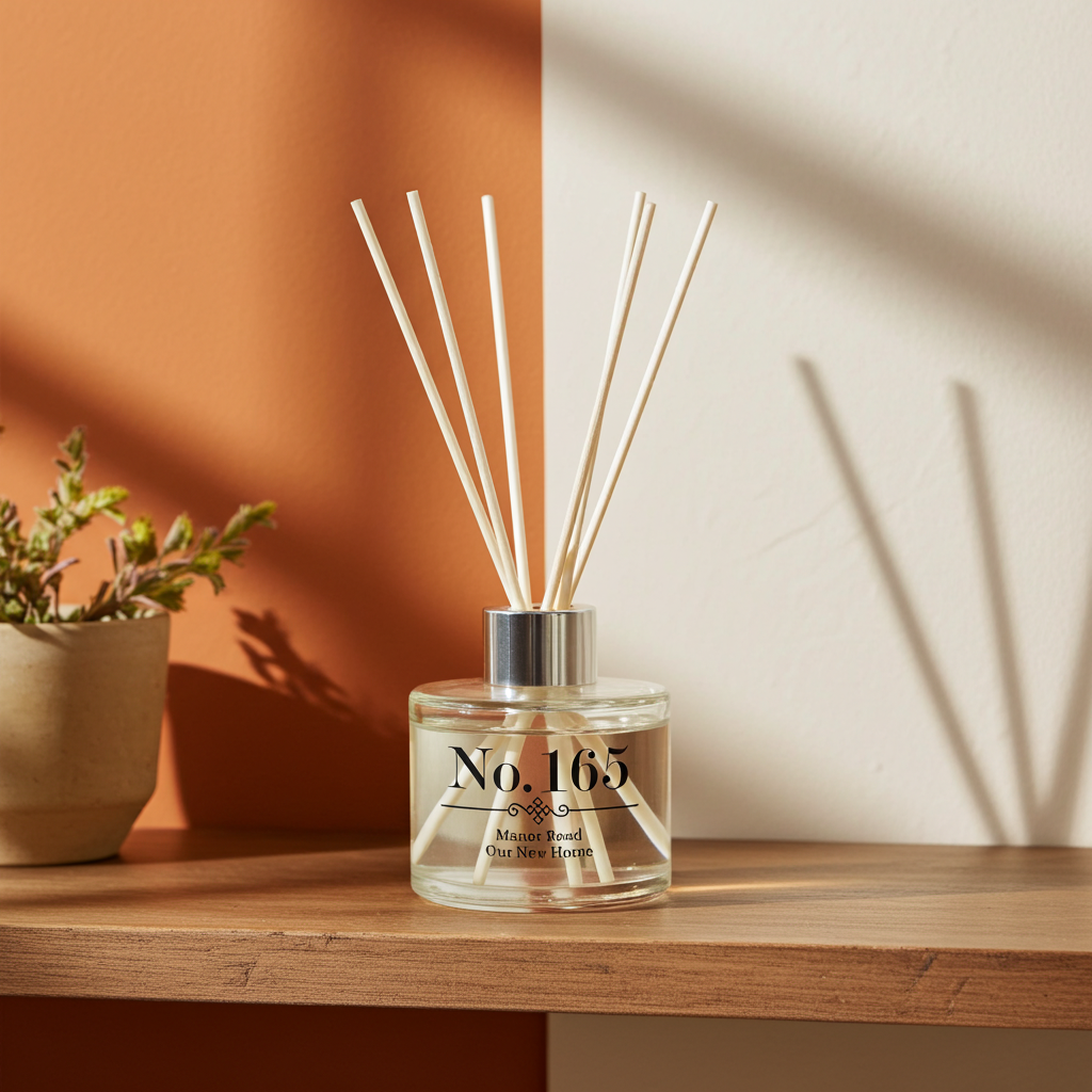 Personalised Reed Diffuser | A Beautifully Fragrant New Home Gift - Artfully Curated Creations and identify whats in the image
