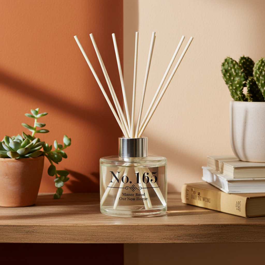 Personalised Reed Diffuser | A Beautifully Fragrant New Home Gift - Artfully Curated Creations and identify whats in the image