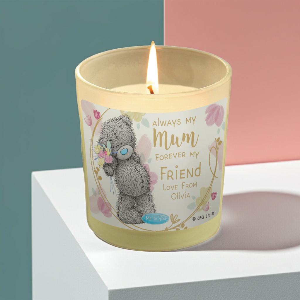 Me to You ‘Forever My Friend’ Personalised Vanilla Candle | A Heartfelt Gift for Mum - Artfully Curated Creations and identify whats in the image