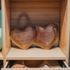 Bali Secret Trinket Storage Box - Two Hearts