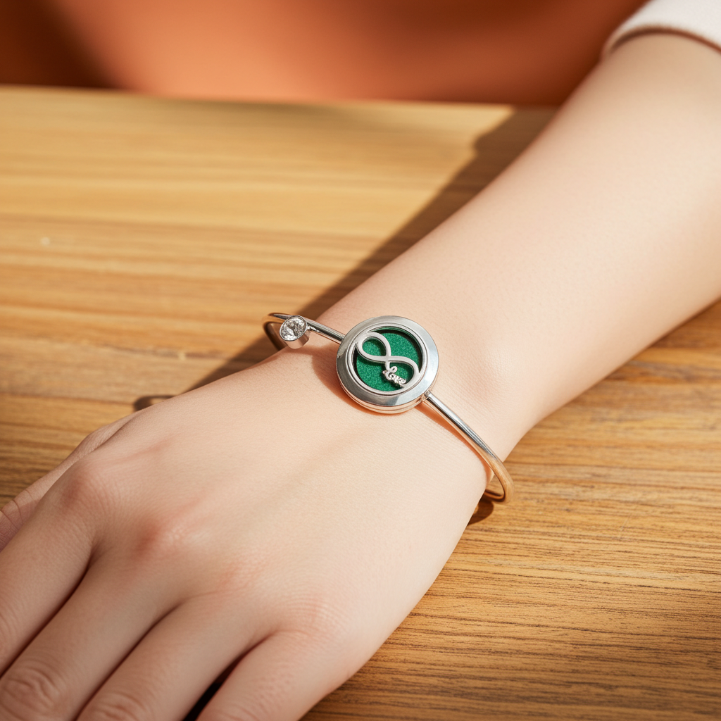 Aromatherapy Diffuser Bracelet - 20mm - Artfully Curated Creations and identify whats in the image