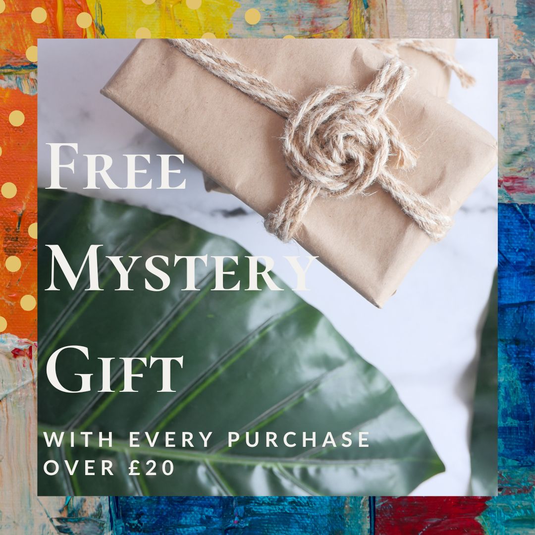 Free Mystery Gift For Orders Over £20 - Artfully Curated Creations and identify whats in the image