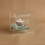 Personalised Mirrored Glass Tea Light Holder | A Stylish Gift for Any Occasion