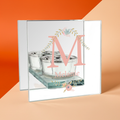 Personalised ‘Floral Bouquet’ Reflective Glass Tea Light Holder | A Stylish Gift for Her