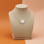 Personalised Silver Tone Necklace | Engraved Pendant & Keepsake Sentiment Card Gift Box