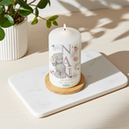 Me to You ‘NAN’ Personalised Pillar Candle |  A Heartfelt Gift For Nan