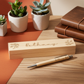 Personalised Floral Wooden Pen & Box Set | A Thoughtful Gift for Any Occasion