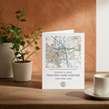 Personalised Present Day Map Message Card | A Unique Way to Celebrate Any Occasion