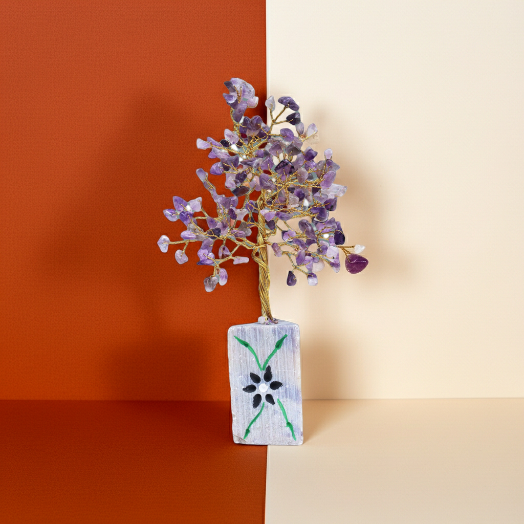 Amethyst Indian Gemstone Tree