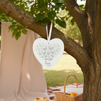 Personalised Family Tree Large Wooden Heart | A Beautiful Keepsake Gift for the Home