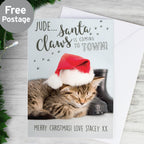 Personalised Rachael Hale “Santa Claws” Christmas Cat Card | The Purrfect Festive Surprise