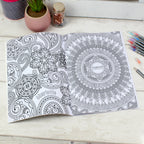 Personalised Mandala Zen Colouring Book | Relaxing Mindful Meditation Gift for Adults