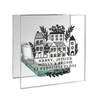 Personalised Mirrored Glass Tealight Holder | Custom Home Décor Gift