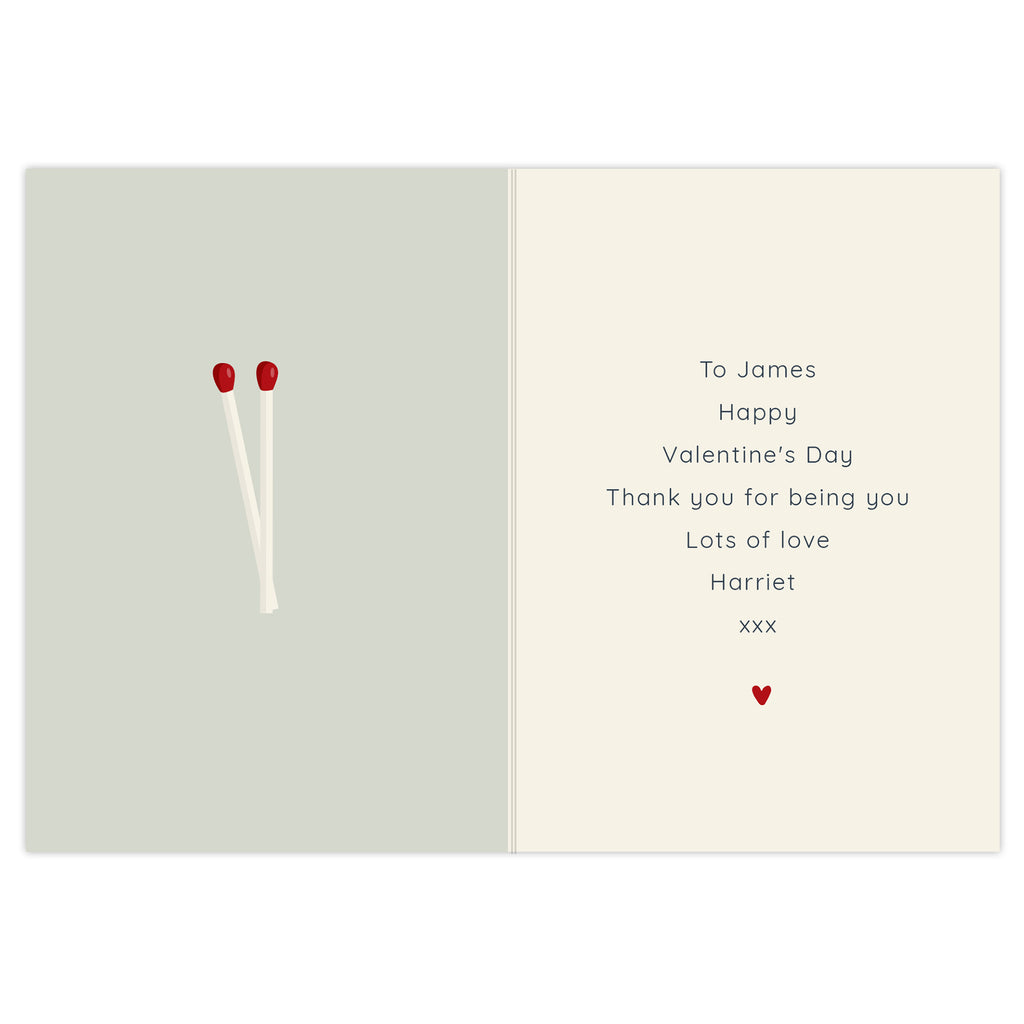 Personalised “My Perfect Match” Valentine’s Card | A Cute & Thoughtful Keepsake