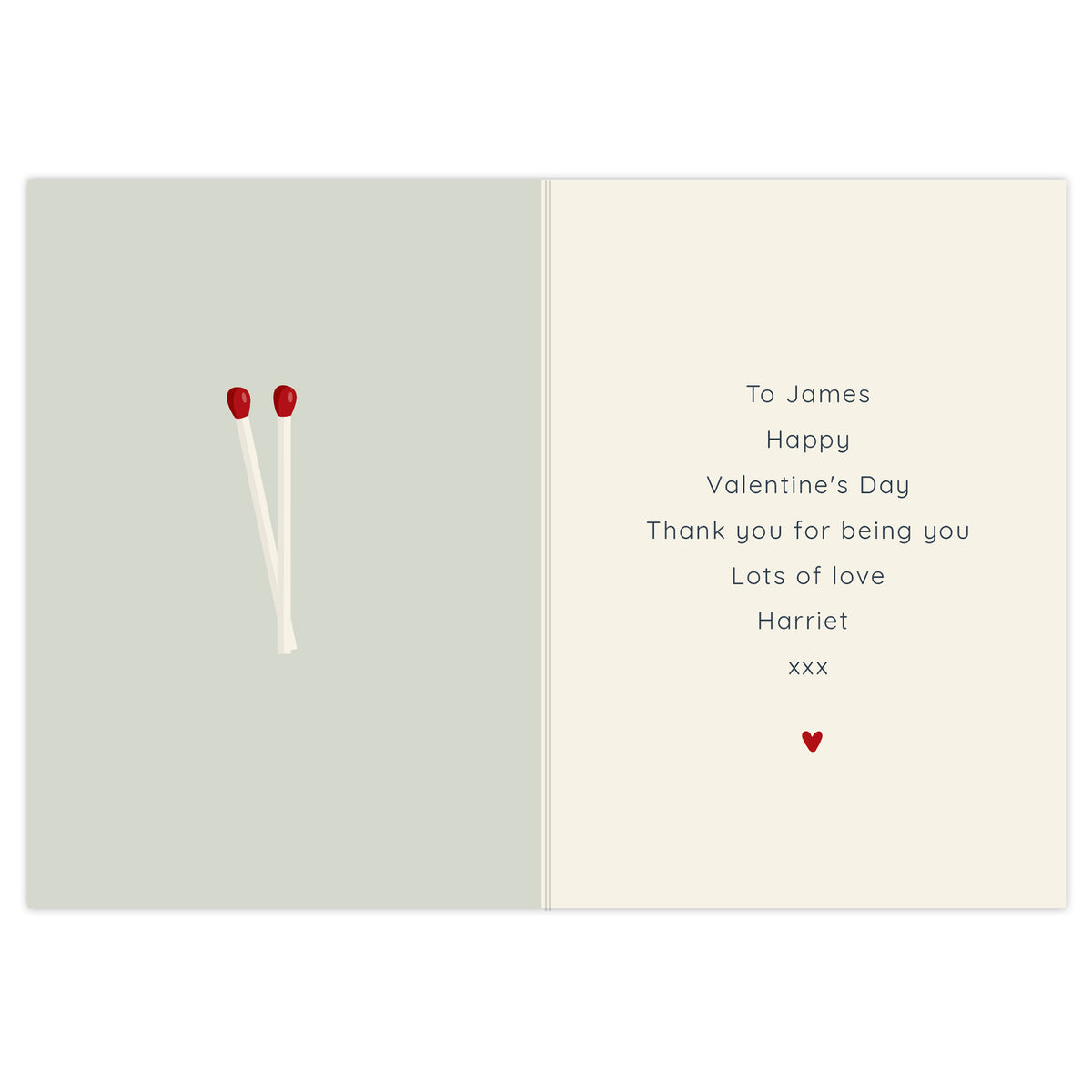 Personalised “My Perfect Match” Valentine’s Card | A Cute & Thoughtful Keepsake - Artfully Curated Creations and identify whats in the image