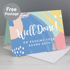 Personalised “Well Done!” Card | A Bright & Fun Way to Celebrate Their Success